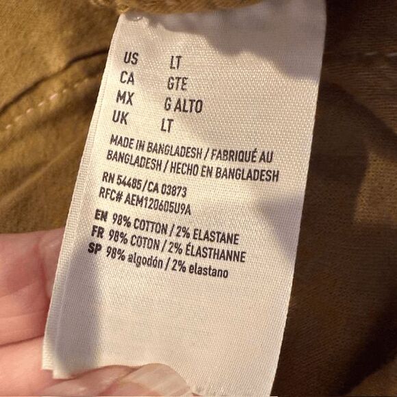 American Eagle Bundle of 2 Men's Khaki Joggers & Flannel Lounge Pants Size L/LT - Picture 3 of 6